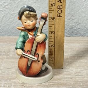Goebel Hummel Sweet Music HUM 186 TMK3 Donut Base Boy Cello 1590s 5" Figurine